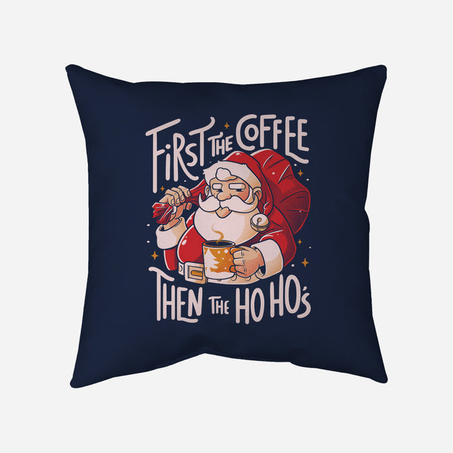 First The Coffee-None-Non-Removable Cover w Insert-Throw Pillow-eduely