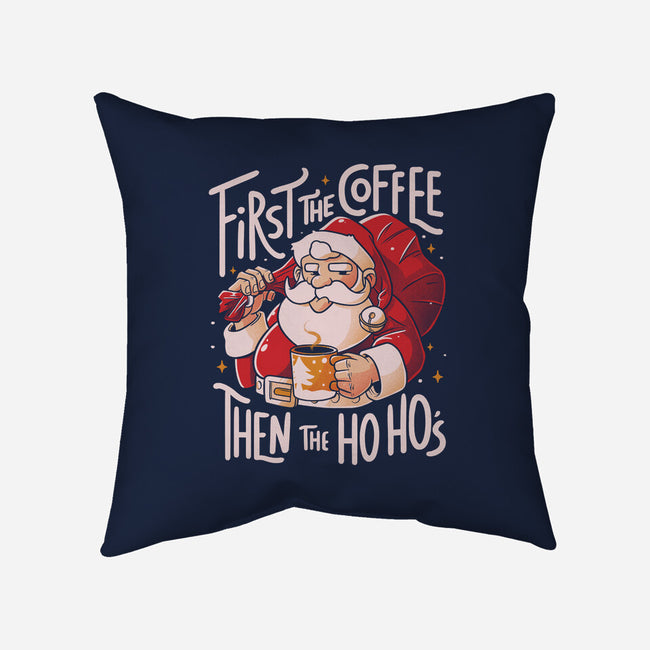First The Coffee-None-Removable Cover-Throw Pillow-eduely