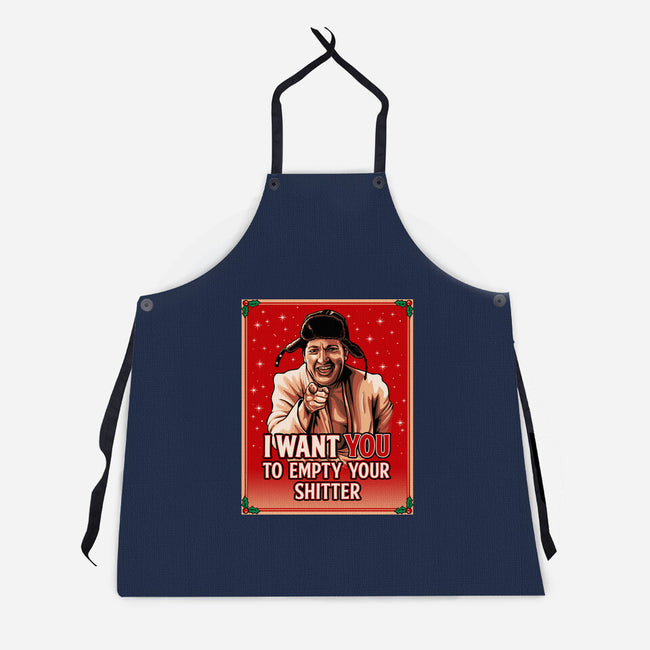 Christmas Cleaning-Unisex-Kitchen-Apron-daobiwan