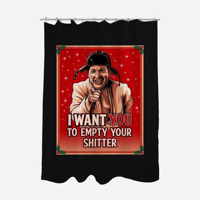 Christmas Cleaning-None-Polyester-Shower Curtain-daobiwan