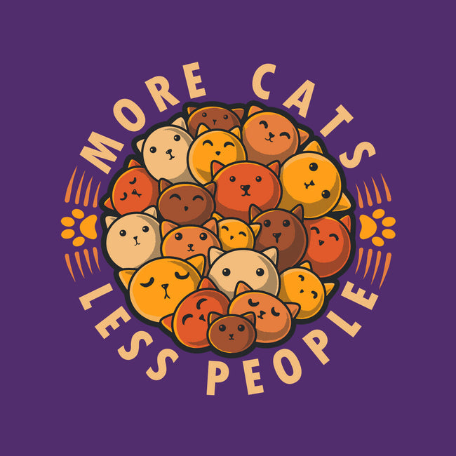 More Cats Less People-None-Non-Removable Cover w Insert-Throw Pillow-erion_designs