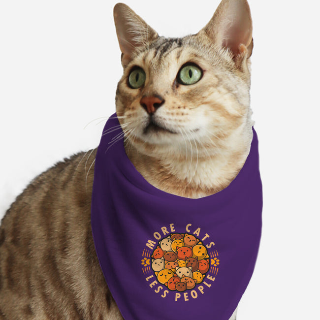 More Cats Less People-Cat-Bandana-Pet Collar-erion_designs