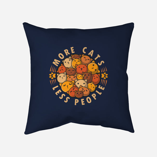 More Cats Less People-None-Removable Cover w Insert-Throw Pillow-erion_designs