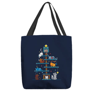 Christmas Tree House Cats
