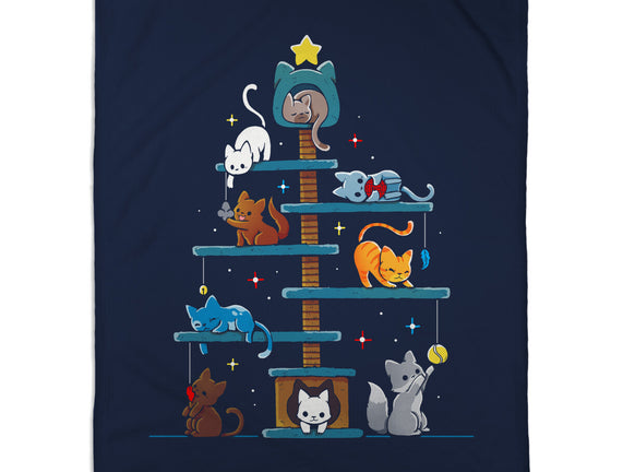 Christmas Tree House Cats