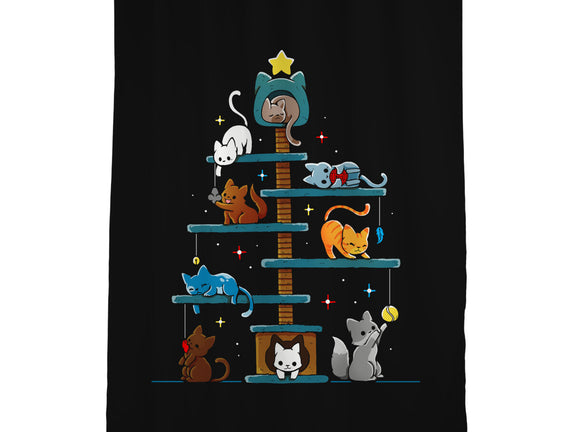 Christmas Tree House Cats