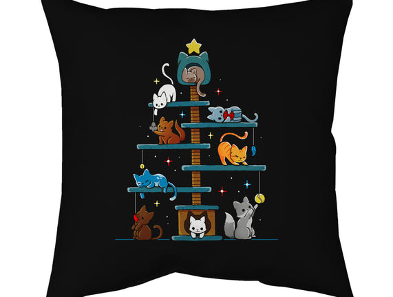 Christmas Tree House Cats