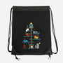 Christmas Tree House Cats-None-Drawstring-Bag-Vallina84