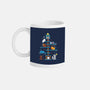 Christmas Tree House Cats-None-Mug-Drinkware-Vallina84