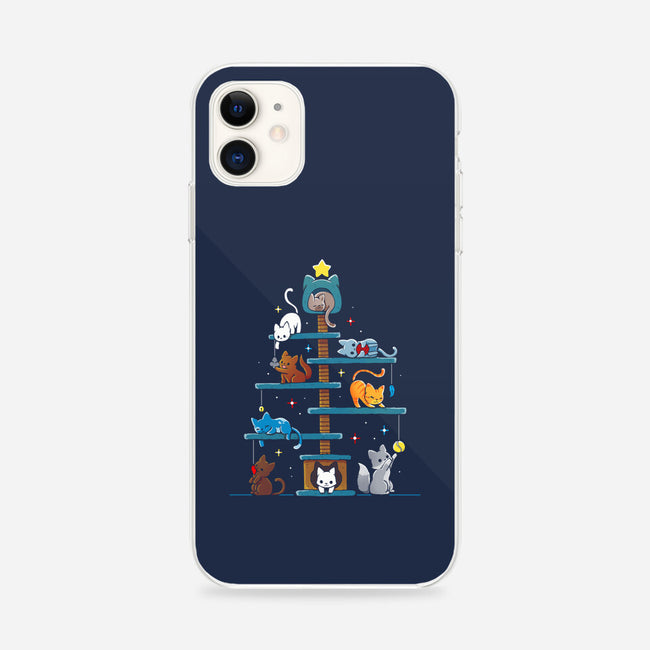 Christmas Tree House Cats-iPhone-Snap-Phone Case-Vallina84