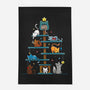 Christmas Tree House Cats-None-Outdoor-Rug-Vallina84