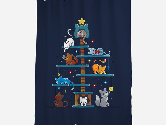 Christmas Tree House Cats