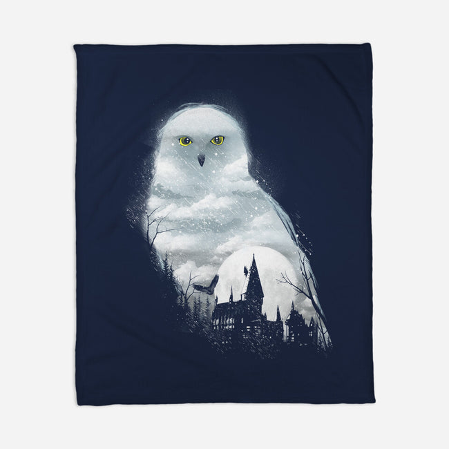 Magical Winter-None-Fleece-Blanket-dandingeroz