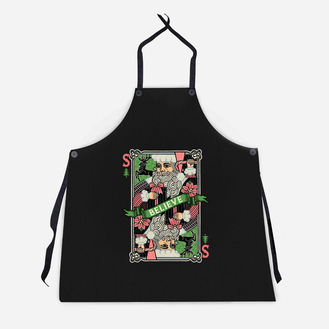 Believe Card-Unisex-Kitchen-Apron-momma_gorilla