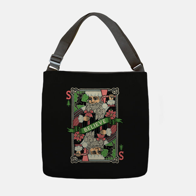 Believe Card-None-Adjustable Tote-Bag-momma_gorilla