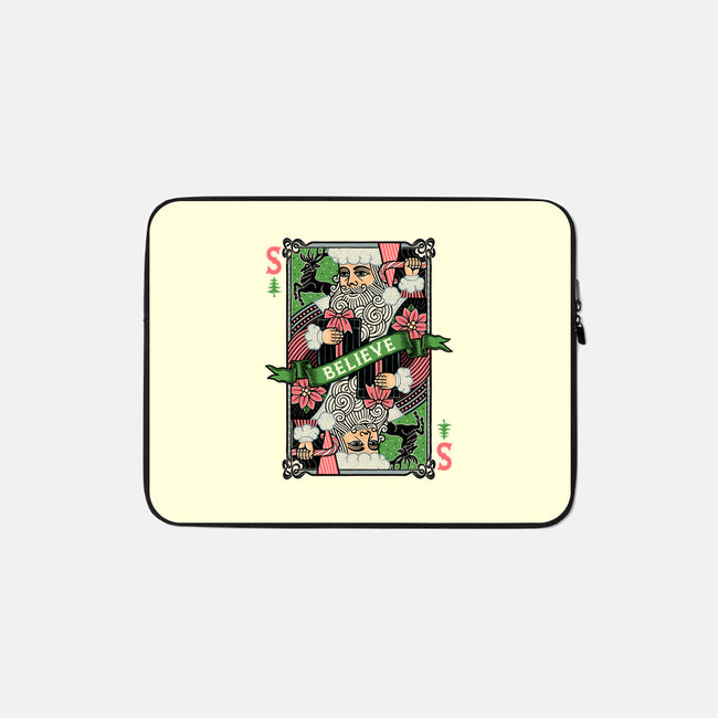 Believe Card-None-Zippered-Laptop Sleeve-momma_gorilla