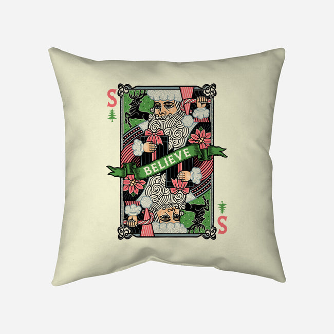 Believe Card-None-Non-Removable Cover w Insert-Throw Pillow-momma_gorilla