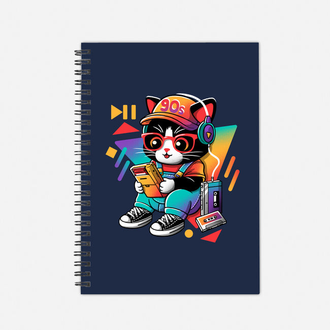 90s Cat Child-None-Dot Grid-Notebook-NemiMakeit