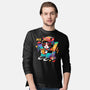 90s Cat Child-Mens-Long Sleeved-Tee-NemiMakeit