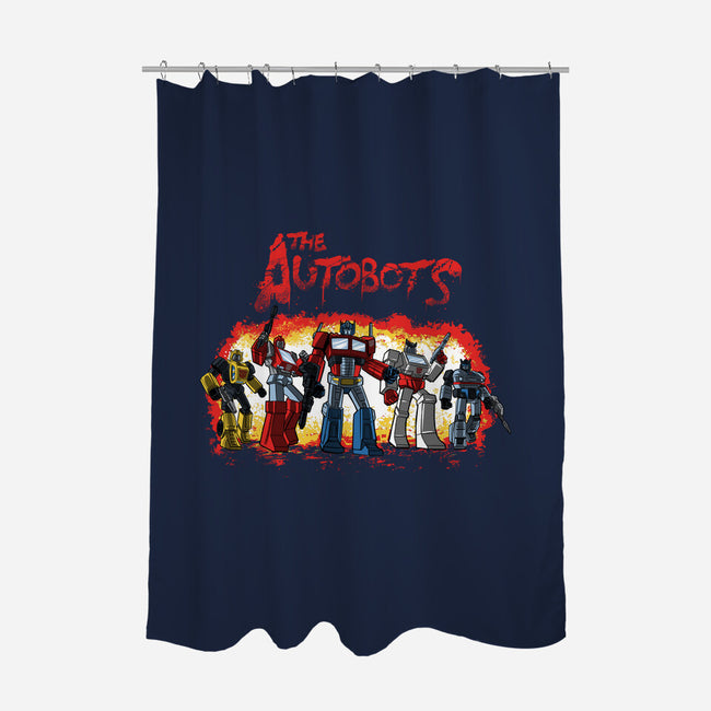 The Autobots-None-Polyester-Shower Curtain-zascanauta
