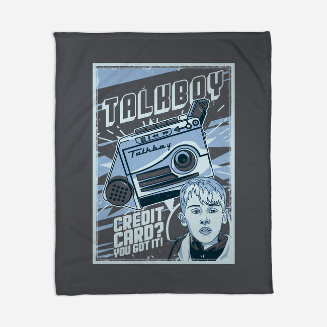 The Talkboy-None-Fleece-Blanket-CoD Designs