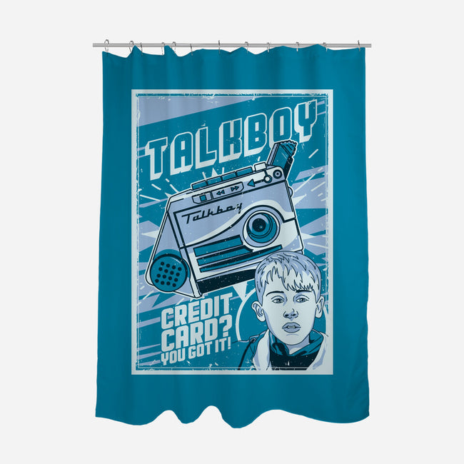 The Talkboy-None-Polyester-Shower Curtain-CoD Designs