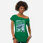 The Talkboy-Womens-Off Shoulder-Tee-CoD Designs