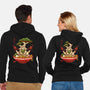 Maracas Dance Ramen-Unisex-Zip-Up-Sweatshirt-Alundrart