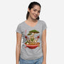 Maracas Dance Ramen-Womens-V-Neck-Tee-Alundrart