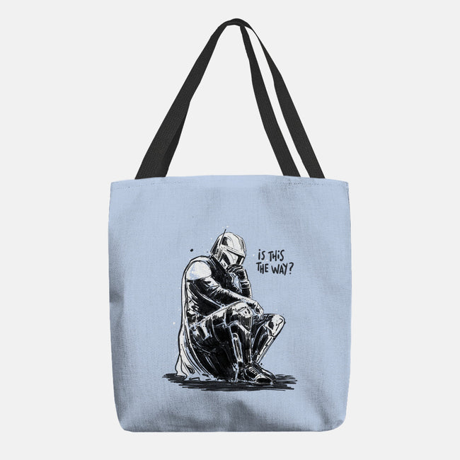 Is This The Way-None-Basic Tote-Bag-kharmazero