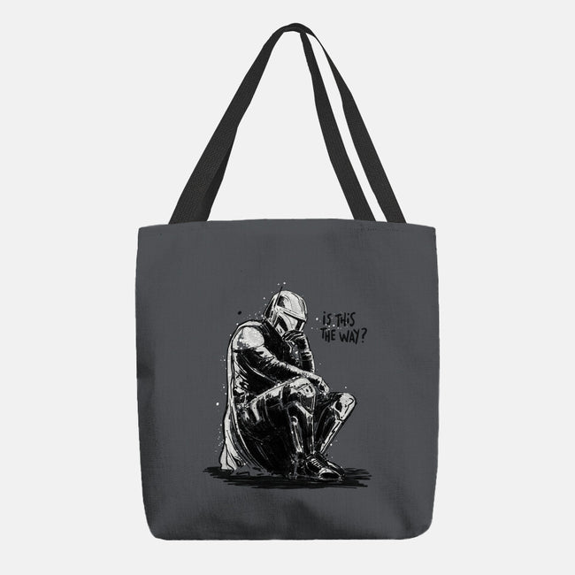 Is This The Way-None-Basic Tote-Bag-kharmazero