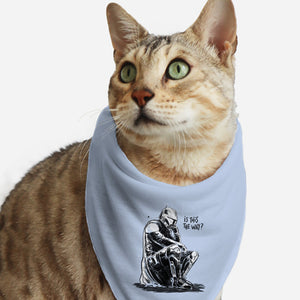 Is This The Way-Cat-Bandana-Pet Collar-kharmazero