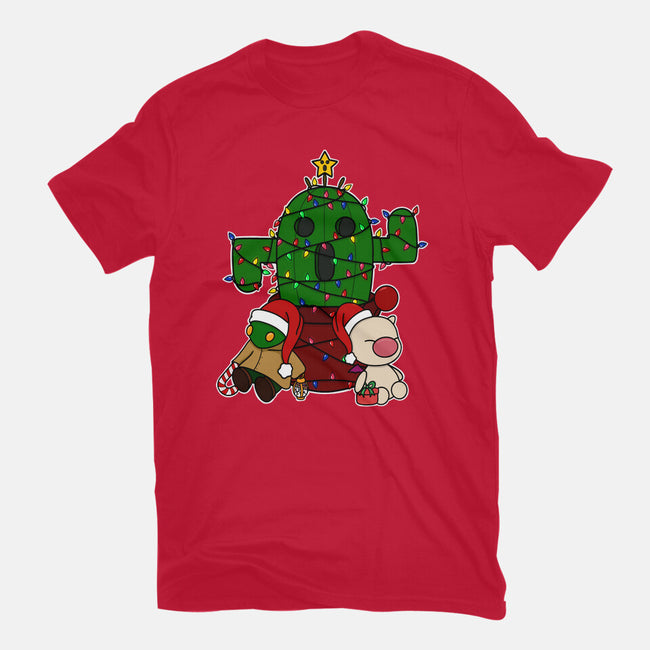 Christmas Cactuar-Youth-Basic-Tee-Alexhefe