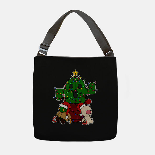 Christmas Cactuar-None-Adjustable Tote-Bag-Alexhefe