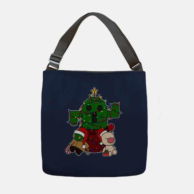 Christmas Cactuar-None-Adjustable Tote-Bag-Alexhefe