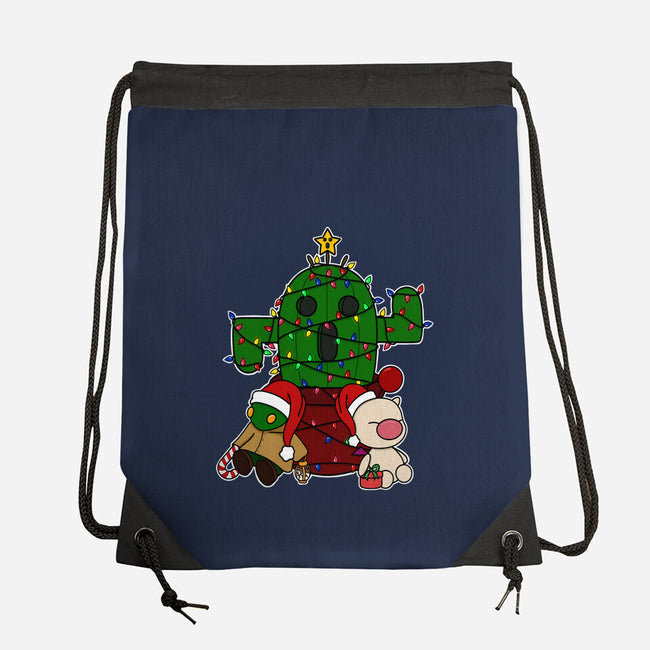 Christmas Cactuar-None-Drawstring-Bag-Alexhefe