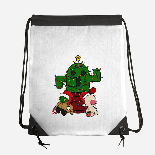 Christmas Cactuar-None-Drawstring-Bag-Alexhefe