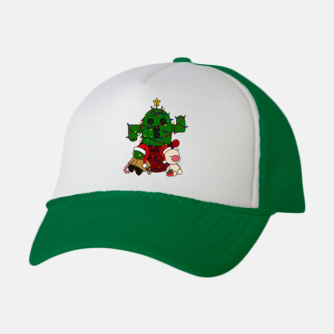 Christmas Cactuar-Unisex-Trucker-Hat-Alexhefe