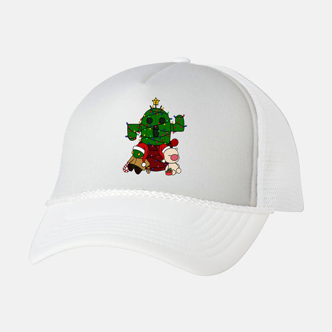 Christmas Cactuar-Unisex-Trucker-Hat-Alexhefe