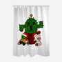 Christmas Cactuar-None-Polyester-Shower Curtain-Alexhefe