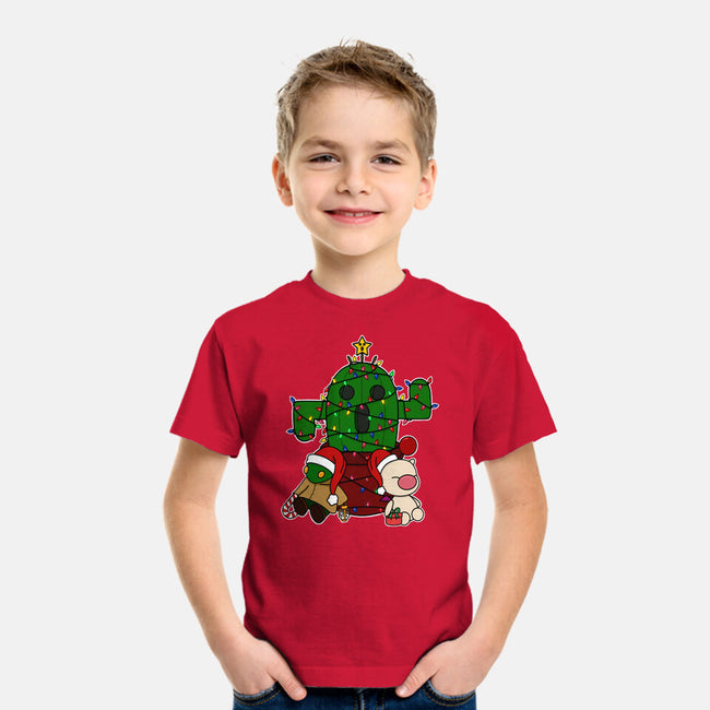 Christmas Cactuar-Youth-Basic-Tee-Alexhefe