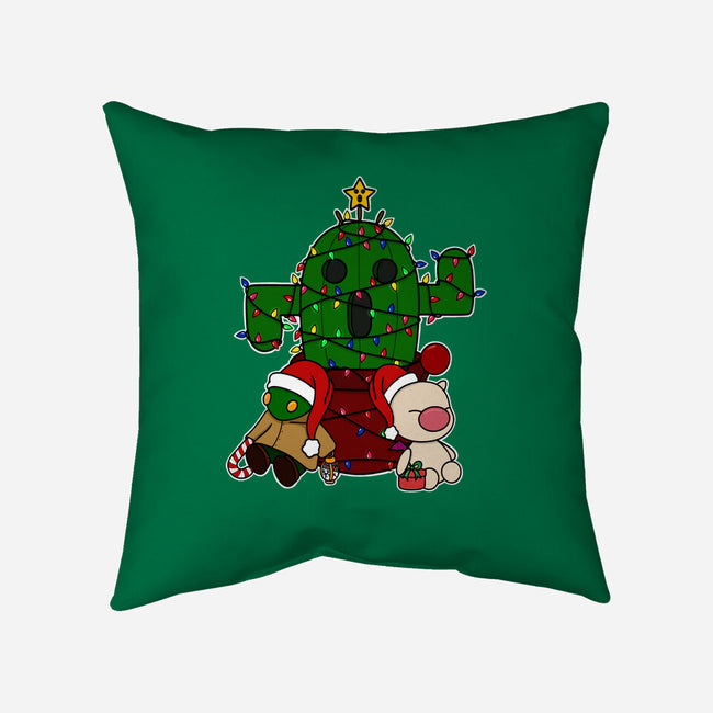 Christmas Cactuar-None-Removable Cover-Throw Pillow-Alexhefe