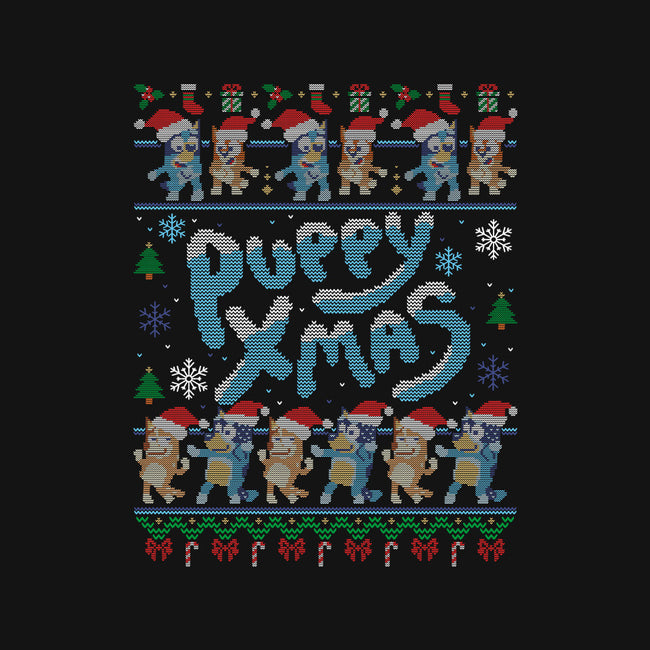 Puppy Xmas-None-Stretched-Canvas-Getsousa!