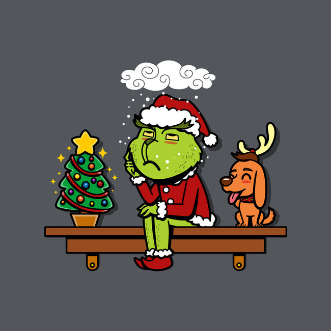 Grinch On The Shelf-None-Beach-Towel-Boggs Nicolas