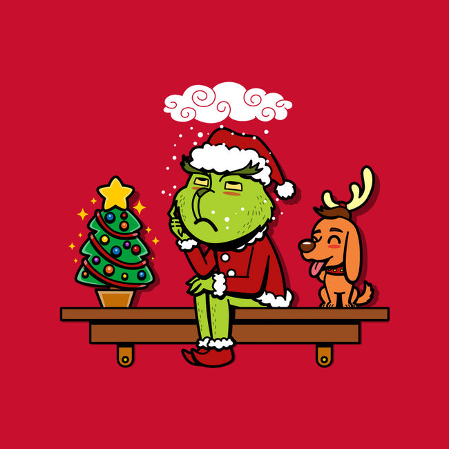 Grinch On The Shelf-None-Zippered-Laptop Sleeve-Boggs Nicolas