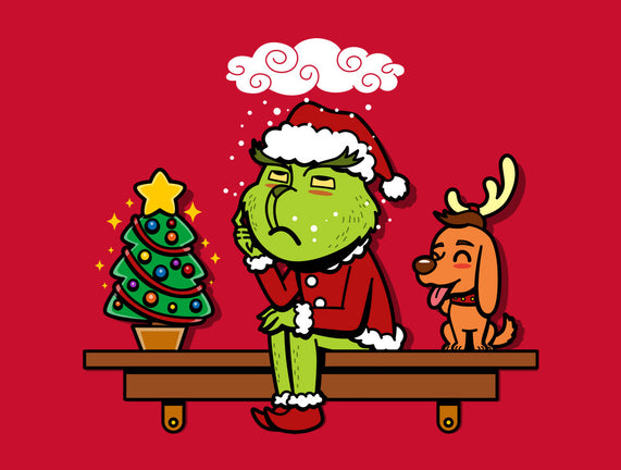 Grinch On The Shelf