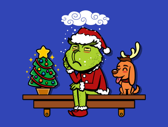 Grinch On The Shelf