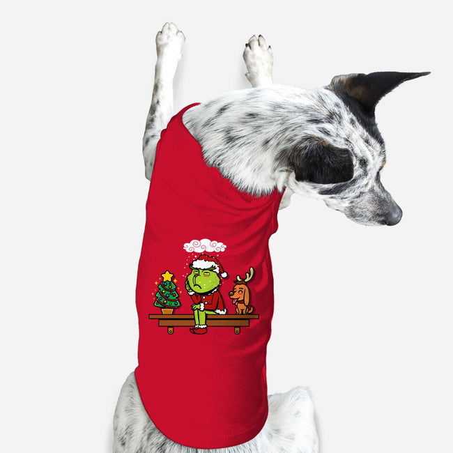 Grinch On The Shelf-Dog-Basic-Pet Tank-Boggs Nicolas