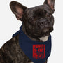 The Fall Of Hans-Dog-Bandana-Pet Collar-rocketman_art