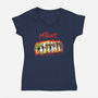 The Heroes-Womens-V-Neck-Tee-zascanauta